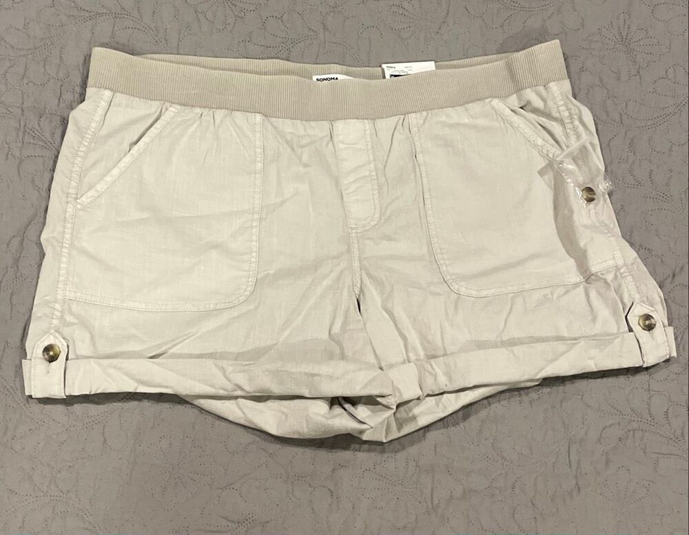 Sonoma Women’s XL Tan Khaki Shorts New